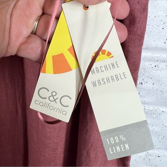 C&C CALIFORNIA Linen Halter Style Dress - Picture 8 of 8